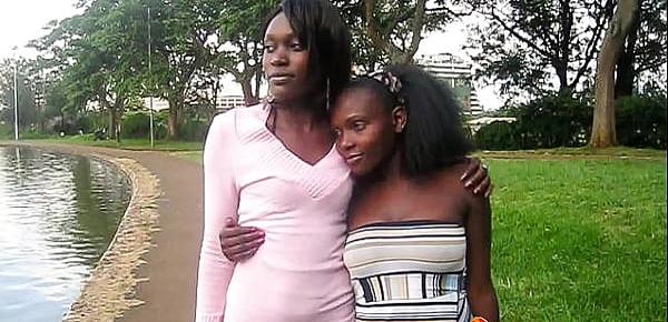  Nigeria girl and Ghana girl have lesbian sex
